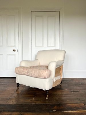 Vintage Country House Armchair in the Howard Style by George Smith,  Britain, 20th Century