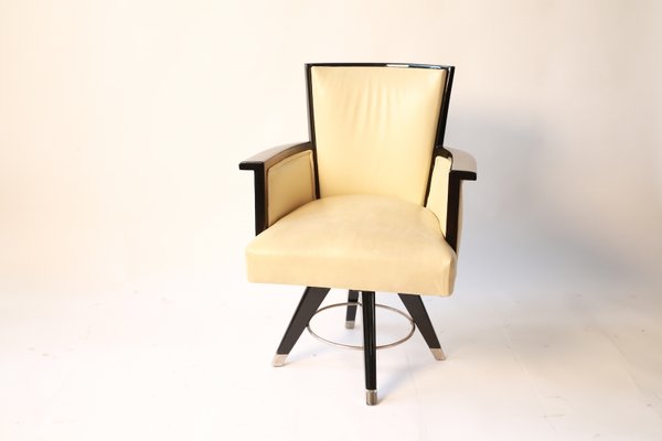 Ebonisierter Art Deco Schreibtischstuhl Bei Pamono Kaufen