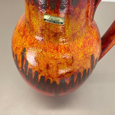 花瓶・フラワースタンド scheurich 279-38 lora fatlava fat lava Large Pottery Fat Lava Lora-Style 279-38 Floor Vase by
