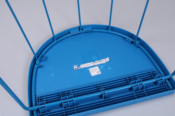 Postmodern Blue Side Table Tranaro from Ikea, 1990s for sale at Pamono