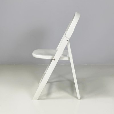 Mid Century Modern Italian Grey Wood Folding Chair Tric attributed to Castiglioni for Hille 1960s for sale at Pamono