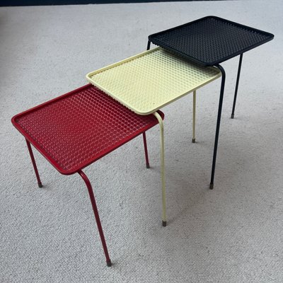 格安マテゴ ネスティングテーブル1950's Mathieu Mategot Soumba Nesting Tables by Mathieu Matégot, 1953, Set of 3 for