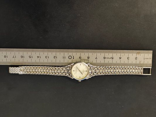 Orologio da donna vintage Constellation in oro bianco 18KA di Omega