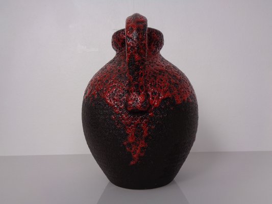 Fat Lava Ceramic Vase from Jopeko, 1970s for sale at Pamono