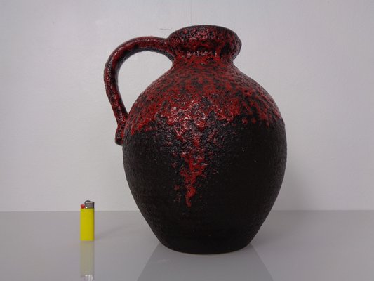 Fat Lava Ceramic Vase from Jopeko, 1970s for sale at Pamono