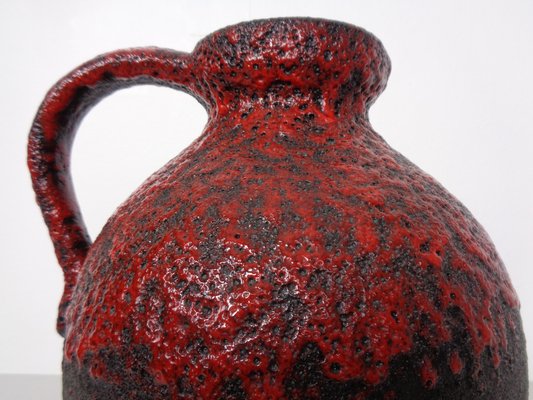 Fat Lava Ceramic Vase from Jopeko, 1970s for sale at Pamono