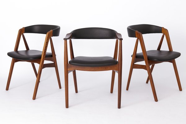 Vintage Danish Teak Chairs from Farstrup, 1960s, Set of 4 for sale