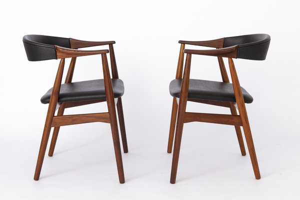 Vintage Danish Teak Chairs from Farstrup, 1960s, Set of 4 for sale