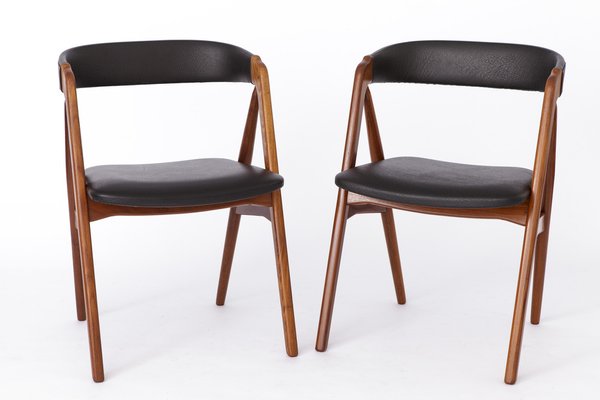 Vintage Danish Teak Chairs from Farstrup, 1960s, Set of 4 for sale