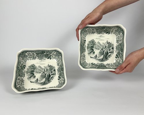 Vintage German Square Salad Bowls from Villeroy & Boch, Set of 2