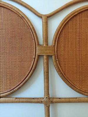 Rattan Headboard Italy 1960s