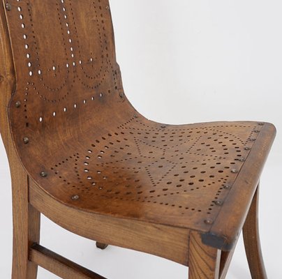 Church Chairs with Perforated Plywood, 1928 for sale at Pamono