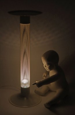 IKEA VICKLEBY Stehleuchte 136cm - Reispapier Schirm In Weiß