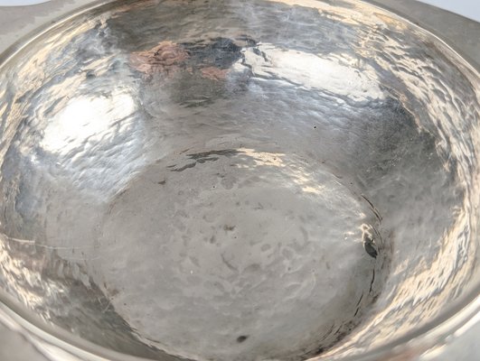 Sterling Silver Double Walled Hand-Hammered Bowl by Graziella Laffi Sterling Silver Double Walled Hand-Hammered Bowl by Graziella Laffi