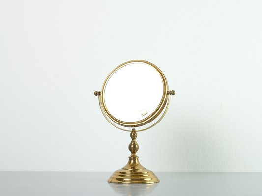 Mid-Century Mirror in Messing, 1960s for sale at Pamono