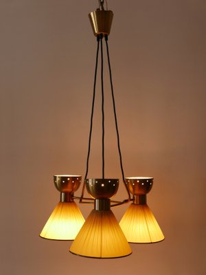 Mid-Century Modern Six-Flamed Pendant Lamp, 1950s for sale at Pamono
