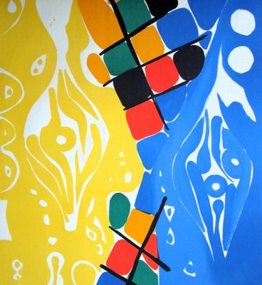 Ernst Wilhelm Nay, Composition, 1966, Original Lithograph for sale