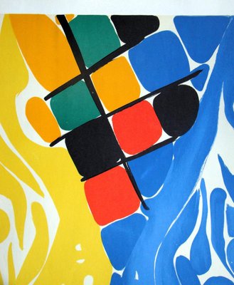 Ernst Wilhelm Nay, Composition, 1966, Original Lithograph for sale