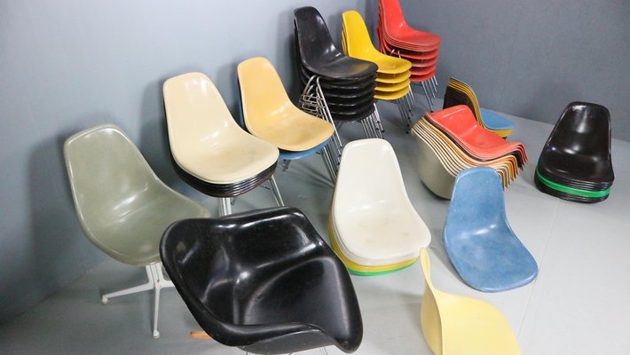 イームズ EAMES ラフォンダ 1960-70's Herman Miller Original Eames 'La Fonda' armchairs for Herman Miller, 1960s