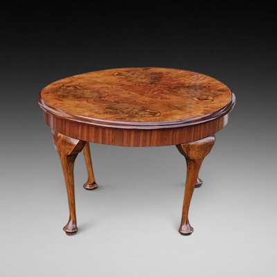 Burr Walnut Veneered Coffee Table 1920s