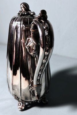 English Teapot in Silver-Plating from Dixon James, 1890 for