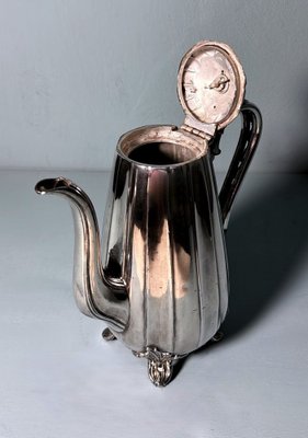 1890年頃 英国アンティーク シルバープレート製 ティーポット James Dixon＆Sons 1890年頃 英国アンティーク シルバープレート製 ティーポット