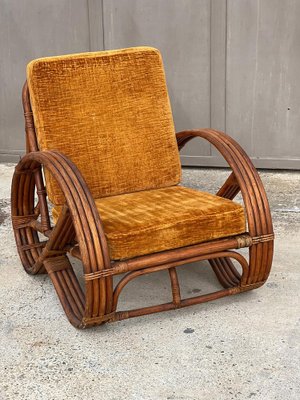 Pretzel rattan chair sale
