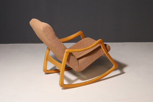 Mid Century Bentwood Rocking Chair from Ton Former Czechoslovakia 1960s for sale at Pamono