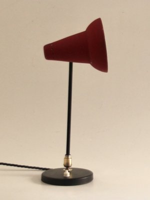 Mid-Century Adjustable Brass Table Lamp attributed to Jacques Biny