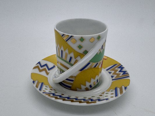 Espresso Collection Cup and Saucer by Laura Fiume for Rosenthal