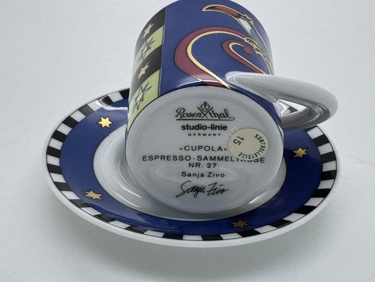 Espresso Collection Cup and Saucer No 27 by Sanja Zivo for