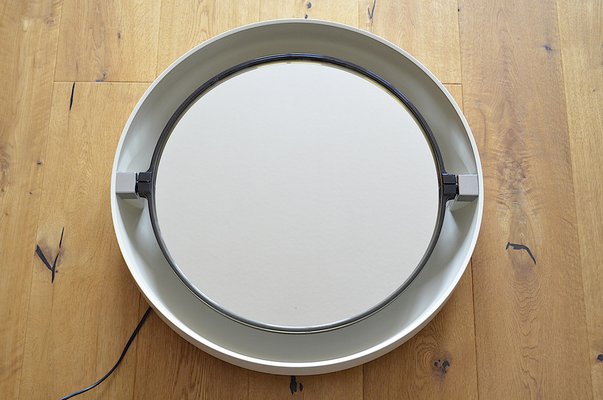 Space Age Model A41 Mirror with Lighting from Allibert Space Age Model A41 Mirror with Lighting from Allibert