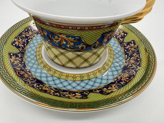 Russsian Dream Tea Cup and Saucer by Versace for Rosenthal, 2017