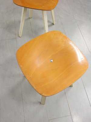 Vintage Plywood Cross-Joint Stool by Niko Kralj for Stol Kamnik