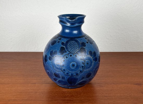 【ドイツ Studio pottery 花瓶 】ヴィンテージ 419 ドイツ製ヴィンテージ陶器花瓶 美しきファットラバー