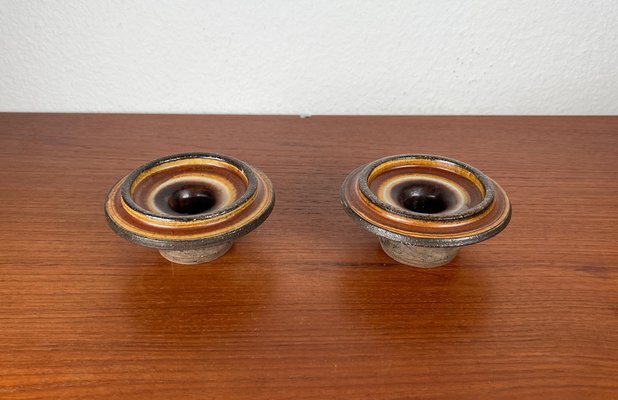 Dänischer Mid-Century Studio Kerzenhalter aus Keramik von