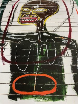 basnksy bristol Michelangelos/ポスター Jean Michel Basquiat, Flexible, 1984, Original Poster for sale at