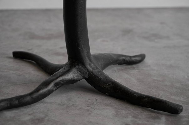 Large Tree Shaped Candleholder in Hand Forged Steel, 1960s for