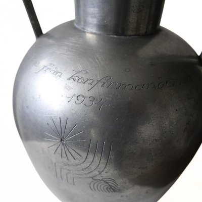 絵馬34枚　骨董　ビンテージ Large Antique Art Deco Pewter/Tin Urn with Two Handles from