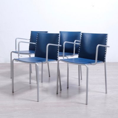 Zip Stackable Chairs by Marco Maran for Desalto Italia, 1980s, Set
