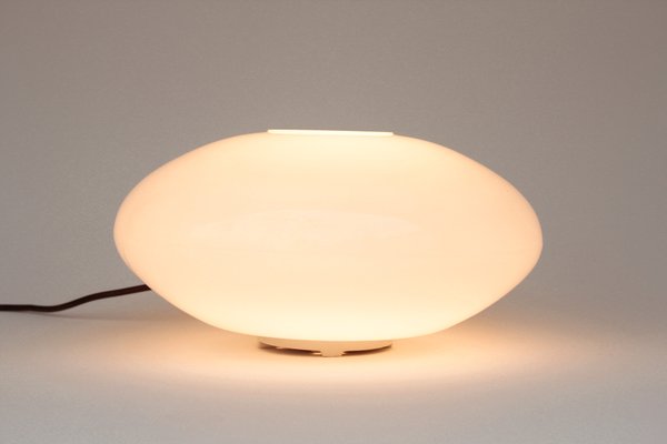 White Opal Glass Recessed Ceiling Light by Wilhelm Wagenfeld for