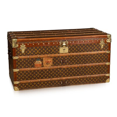 Antique 20th Century Trunk in Monogram Canvas from Louis Vuitton