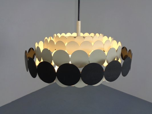 Pop Art Metal Pendant Light from Doria, Germany, 1960s for sale at