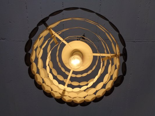 Pop Art Metal Pendant Light from Doria, Germany, 1960s for sale at