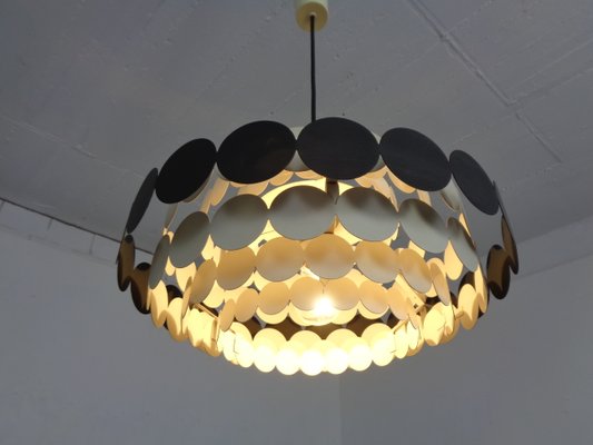 Pop Art Metal Pendant Light from Doria, Germany, 1960s for sale at