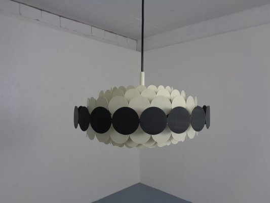 Pop Art Metal Pendant Light from Doria, Germany, 1960s for sale at