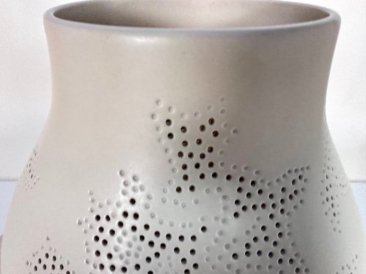 Large Perforated Limited Edition Ceramic Vase by Hella Jongerius Large Perforated Limited Edition Ceramic Vase by Hella Jongerius