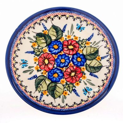 Ceramic Dessert Plate by Ceramika Boleslawiec, Set of 4