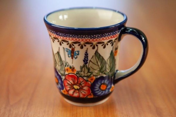 300 ml Keramiktasse von Ceramika Boleslawiec, 4er Set bei Pamono kaufen