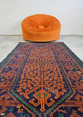 Tapis Oriental Bokara Noir - Noué à La Main - Laine 3 X 5 Pieds - G3018